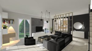 Projet de décoration d'intérieur et aménagement d'espace réalisé par Home design by line