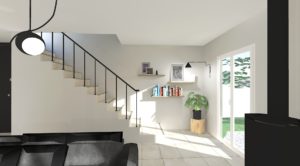 Projet de décoration d'intérieur réalisé par Home design by line