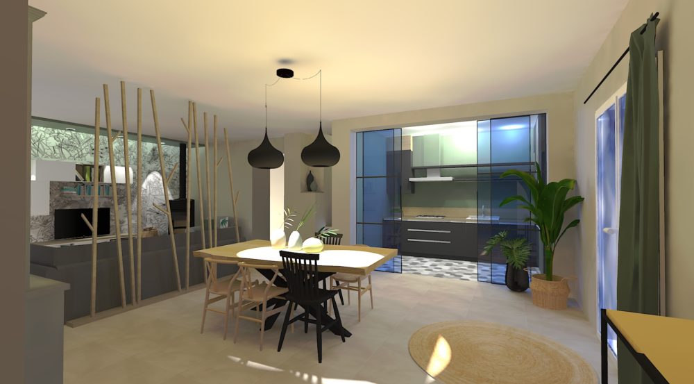 Projet de décoration et d'architecture d'intérieur par home design by line